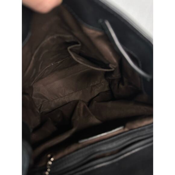 VTG Coach Legacy West Hampton Leather Backpack 9827 Black Purse Daypack Bag - Picture 6 of 12